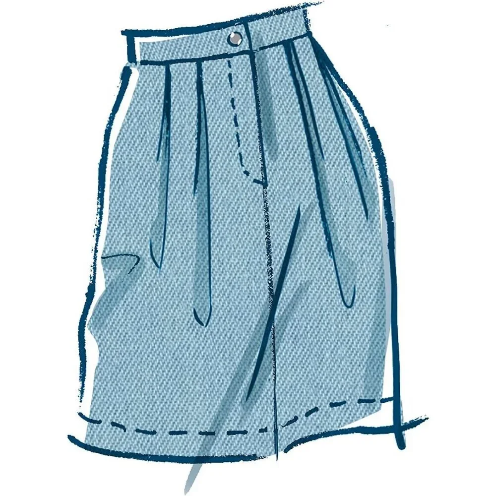 Simplicity Sewing Pattern M8222 High-Waisted Pencil Skirt Size 6-14‎